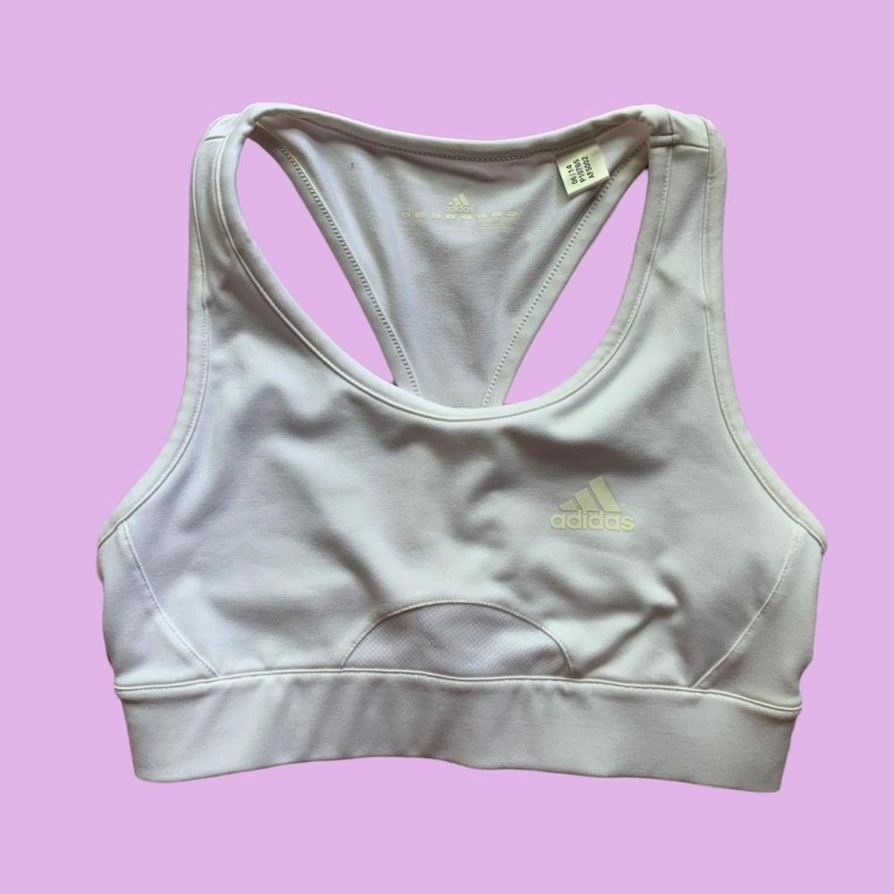 SPORTY ADIDAS WHITE SPORTS‎ BRA